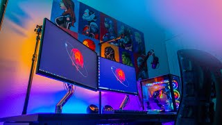 Gaming Streaming amp Video Editing Setup Tour 2021 About Time [upl. by Airom]