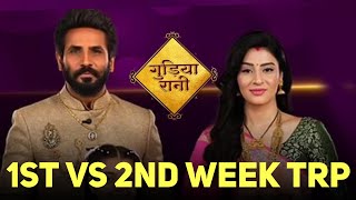 Gudiya Rani Opening TRP vs 2nd Week TRP  Dangal TV New Serial Performance [upl. by Ecitsuj941]