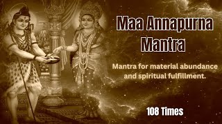 Annapurne Sada Purne Mantra  Maa Annapurna  108 Times [upl. by Dorothee]