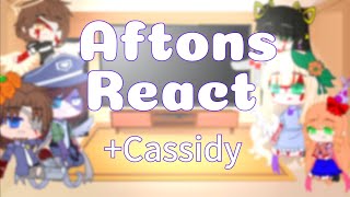 Aftons ReactCassidy  FNAF  Read Description [upl. by Yelda776]