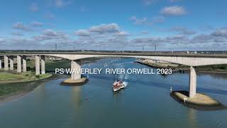 PS Waverley  Orwell Bridge 4K [upl. by Gavrah]