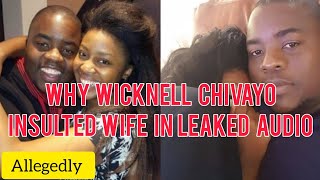 LEKED AUDIO WICKNELL CHIVAYO INSULTING WIFE SONJA [upl. by Lienahs]