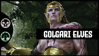 GOLGARI ELVES Standard Deck Gameplay  Magic Arena  MTG Arena  MTGA  MTG [upl. by Nwahsad]