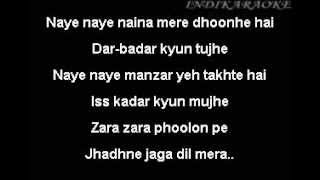 main Pareshaan karaoke  ishaqzaade [upl. by Noivert]