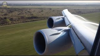 BEST EVER B7478 Wing View BEST vortex amp aerial views Lufthansa Buenos Aires AirClips [upl. by Bastien345]