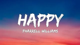 Pharrell Williams  Happy Lyrics [upl. by Geer812]