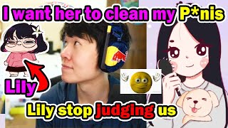 Lily Caught Toast amp Fanfan Being Weird Playing Dating Game [upl. by Nylrac787]