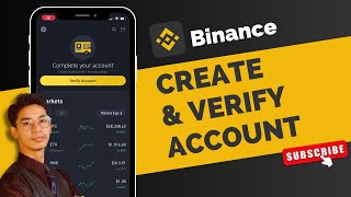 How to Create and Verify Binance Account  EASY STEPS [upl. by Cyrill]