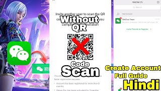 How to create WeChat account without QR code scan  how to create WeChat account in India [upl. by Bradley]