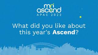 MRI Ascend APAC 2022 Recap [upl. by Curhan]