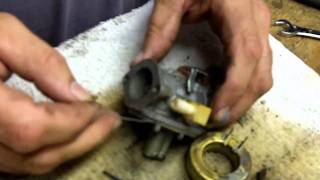 Lawn Mower Repair Tecumseh 45 Part 4 of 6 Finish Cleaning Carb [upl. by Avuha]