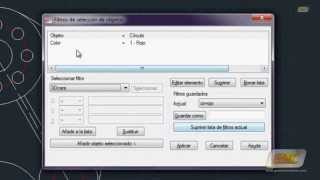 Autocad 2015 Tema 162 Filtros de selección [upl. by Lenssen]