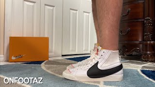 Nike Blazer Mid 77 Jumbo White Black [upl. by Grassi]