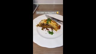 Gevulde Aardappelroll  Turkish Fast Food  Halal Foods Vlogs  Turkish Recipe [upl. by Neuberger]