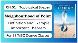 Neighborhood of x  Neighborhood Theorem  Topology by Collin Adams and Robert Franzosa  In Urdu [upl. by Thin]