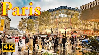 ParisFrance🇫🇷 Paris Christmas Walk4K HDR November 2023 Christmas Lights 2023  A Walk In Paris [upl. by Eirok523]