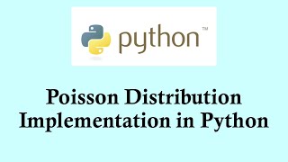 Statistics using Python programming Implementing Poisson distribution with Python [upl. by Dnaloy533]