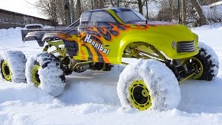 SNOW ACTION HSP RC MONSTERTRUCK 6 x 6 CRAWLER HANNIBAL CLIMBER ROCK FIGHTER [upl. by Eizus599]