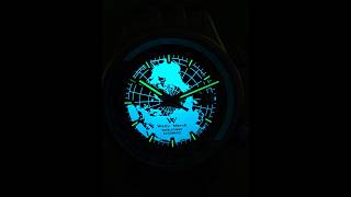 WM057 Worldtimer Automatic Watch 42mm  10Bar water resistant  Beautiful luminescence wmwatch [upl. by Aikahs]