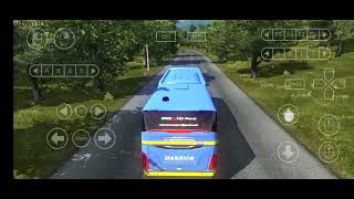 Ets2 136 Mod Indonesia Android Winlator gameplay Set high Poco x3 Pro [upl. by Jaco]