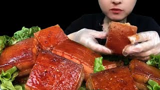 Eating spicy pork belly fat Mukbang Asmr [upl. by Dlarrej]