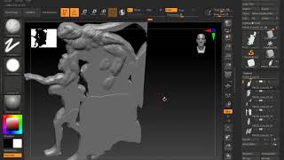 01 Bas relief time lapse Zbrush sculpting Fall of Jerusalem [upl. by Holli]