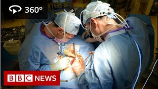 In 360 Oesophageal cancer operation filmed  BBC News [upl. by Hole]