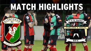 Glentoran vs Harland amp Wolff Welders  County Antrim Shield 22nd September 2015 [upl. by Lachance]