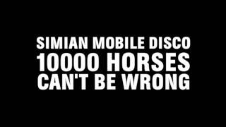 Simian Mobile Disco  10000 Horses Cant Be Wrong [upl. by Higgs184]