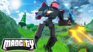 ROBLOX MAD CITY MECH BATTLE [upl. by Eenoj727]