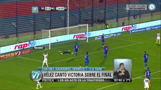 Visión 7  Vélez se i mpuso a Tigre [upl. by Chrisy]