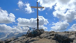 Piz Umbrail🚲MTB👍 Top to Bottom  Complete Trail  All difficult key points  2023 [upl. by Arri]