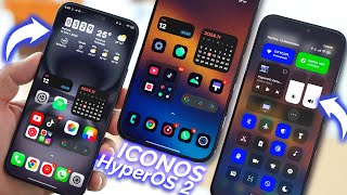 Instala YA los Iconos y Widget de HyperOS 2 en cualquier Xiaomi Redmi y Poco  Centro de Control PRO [upl. by Von]