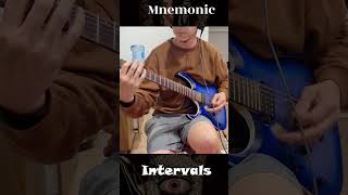 Intervals  Mnemonic Guitar Riff Cover guitarcover intervalsband ibanez guitarriff [upl. by Naamann687]