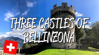 Three Castles of Bellinzona  UNESCO World Heritage Site [upl. by Sicular]