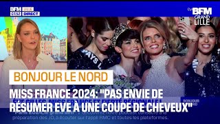 Miss France 2024 couronnement dEve Gilles la fierté régionale [upl. by Fabron]