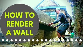 How To Render A Wall Rendering For Beginners [upl. by Gardy282]