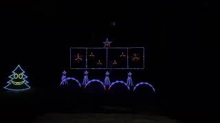 Christmas Music Light Show by Orioli  Blinding Lights [upl. by Yendys108]