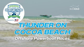 Thunder on Cocoa Beach Offshore Powerboat Races 2024 [upl. by Steinberg905]