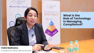 Vidhi Malhotra on Managing Compliance and Risk  Delhi NCAER Roundtable TeamLease RegTech [upl. by Maiga]