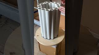 How to make your own fluted accent table diy diyprojects furnituredesign [upl. by Swee]