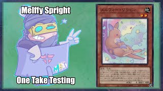 MELFFY SPRIGHT  One Take Testing [upl. by Nabru]