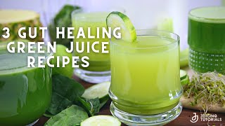 3 Green Juice Recipes for Gut Health [upl. by Anwat]