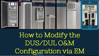 How to modify the eNodeB OampM configuration through Element Manager for LTE technology [upl. by Ernestus]