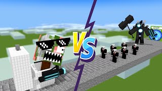 Minecraft Mobs  SKIBIDI RUNNER CHALLENGE  Minecraft Animation [upl. by Latrena]