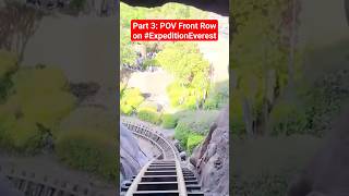 Part 3 POV Front Row on ExpeditionEverest at Disney AnimalKingdom 2024 disneyrides disneyworld [upl. by Omland246]