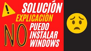 ⚠️NO Puedo Instalar Windows Estilo de Partición GPT 🤦‍♂️ EXPLICACIÓN y SOLUCIÓN 👌 2020 [upl. by Alejandrina758]