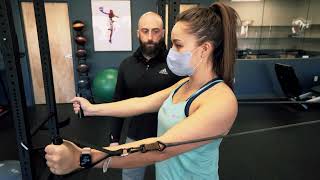 Shoulder strengthening exercises  protraction and retraction rowing [upl. by Anilorak]