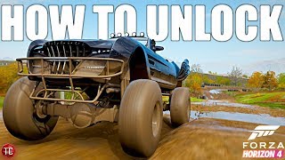 Forza Horizon 4 HOW TO UNLOCK THE Quartz Regalia TypeD MONSTER TRUCK 1500 HP BUILD GAMEPLAY [upl. by Latoyia]