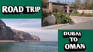 ROAD TRIP DUBAI BORDERS TO ATANA MUSANDAM HOTEL OMAN 2023 [upl. by Jillane]